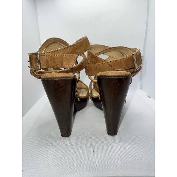 Jimmy Choo Suede Boho Hippy Strappy Heels Box and Dust bag Sandal Luxury Shoes - Picture 8 of 16